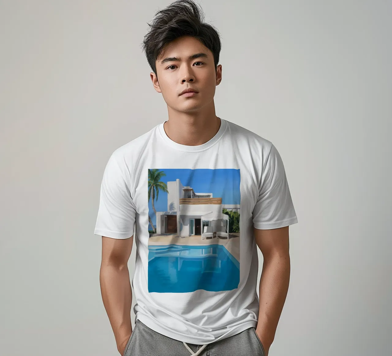 Azure Villa Gleam t-shirt da Infinite Chroma