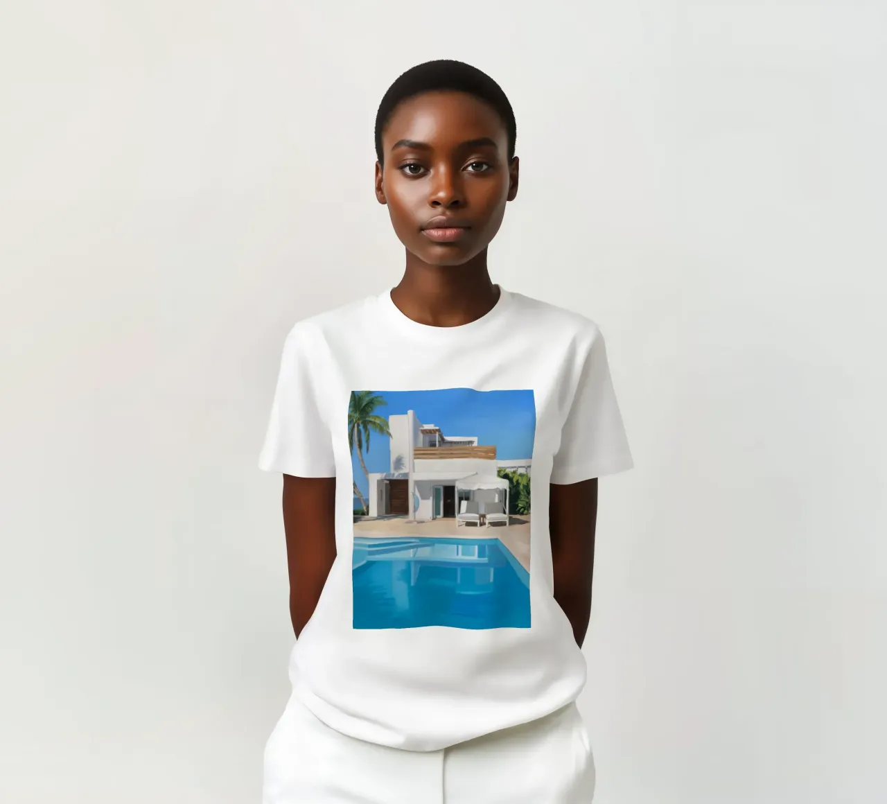 Azure Villa Gleam t-shirt da Infinite Chroma