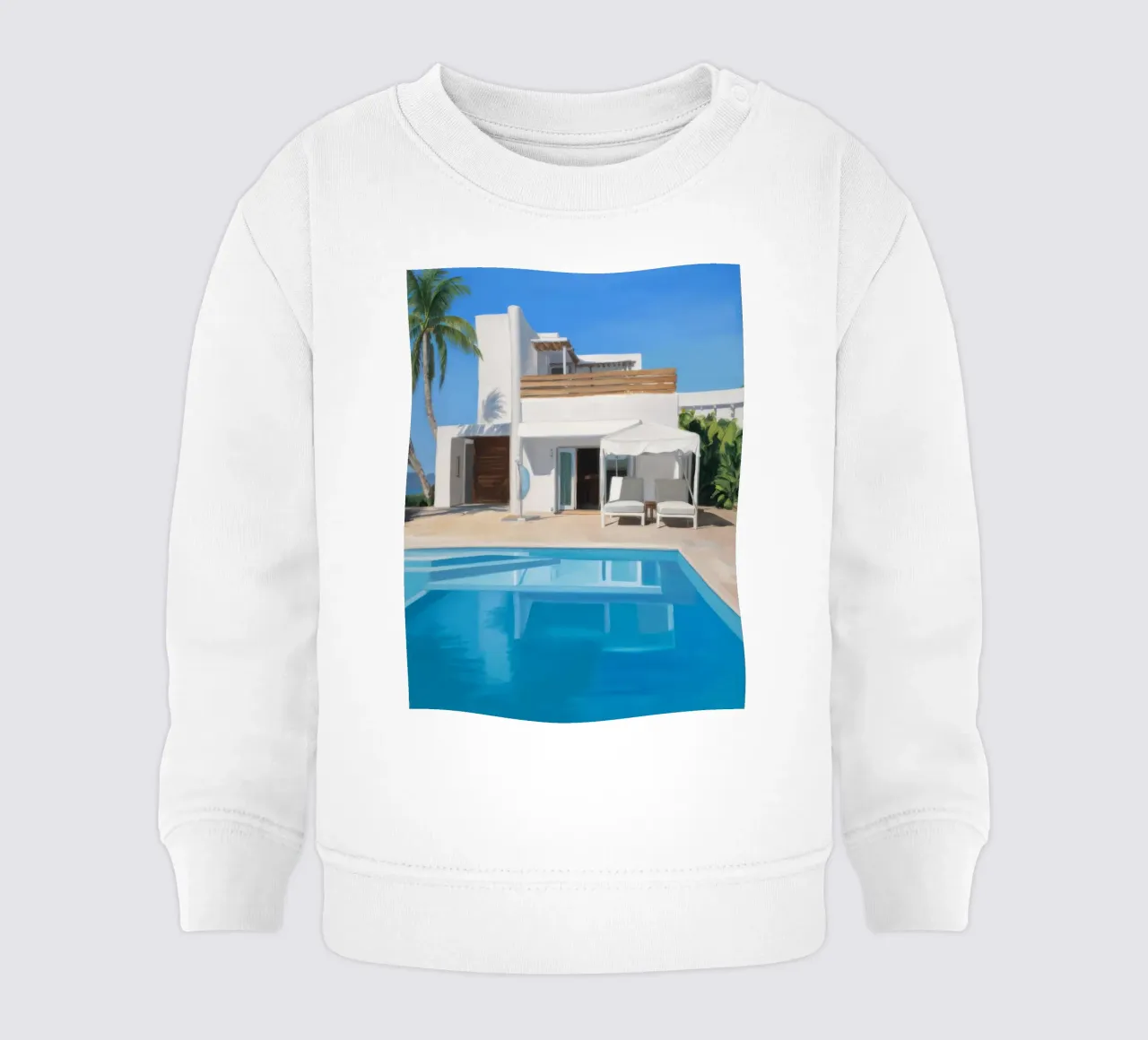 Villa Azure Gleam sudadera de bebé de Infinite Chroma