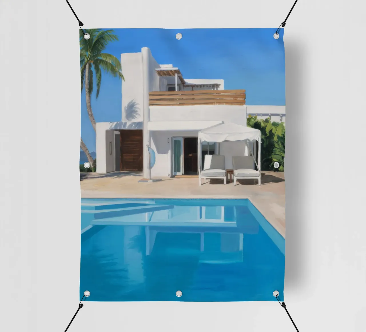 Azure Villa Gleam telo in pvc da Infinite Chroma