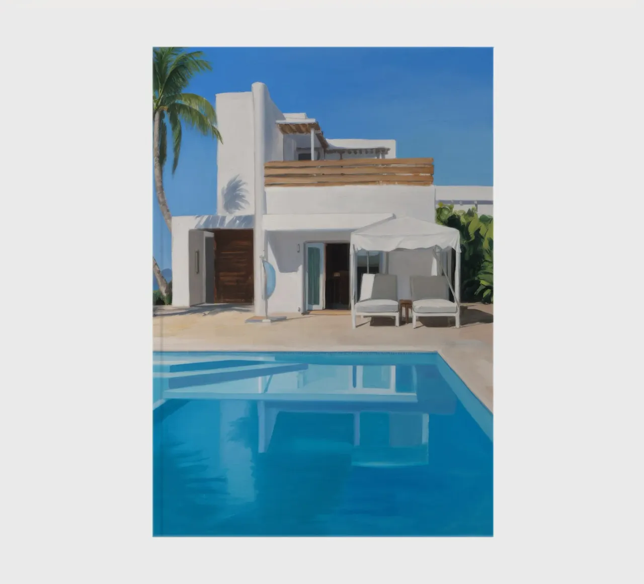 Azure Villa Gleam notebook by Infinite Chroma
