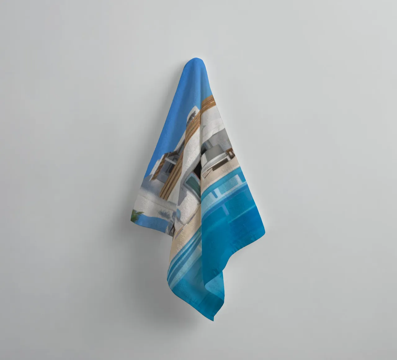 Azure Villa Gleam asciugamano da bagno da Infinite Chroma