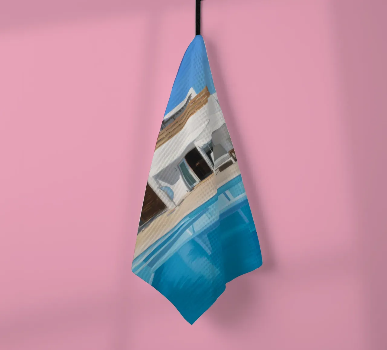 Villa Azure Gleam torchon de Infinite Chroma