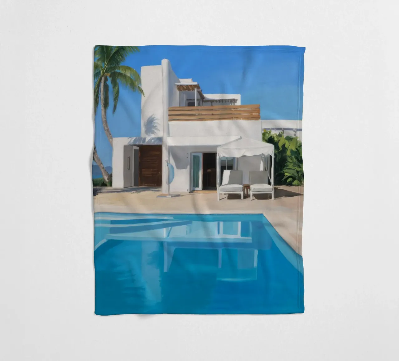Azure Villa Gleam coperta in pile da Infinite Chroma