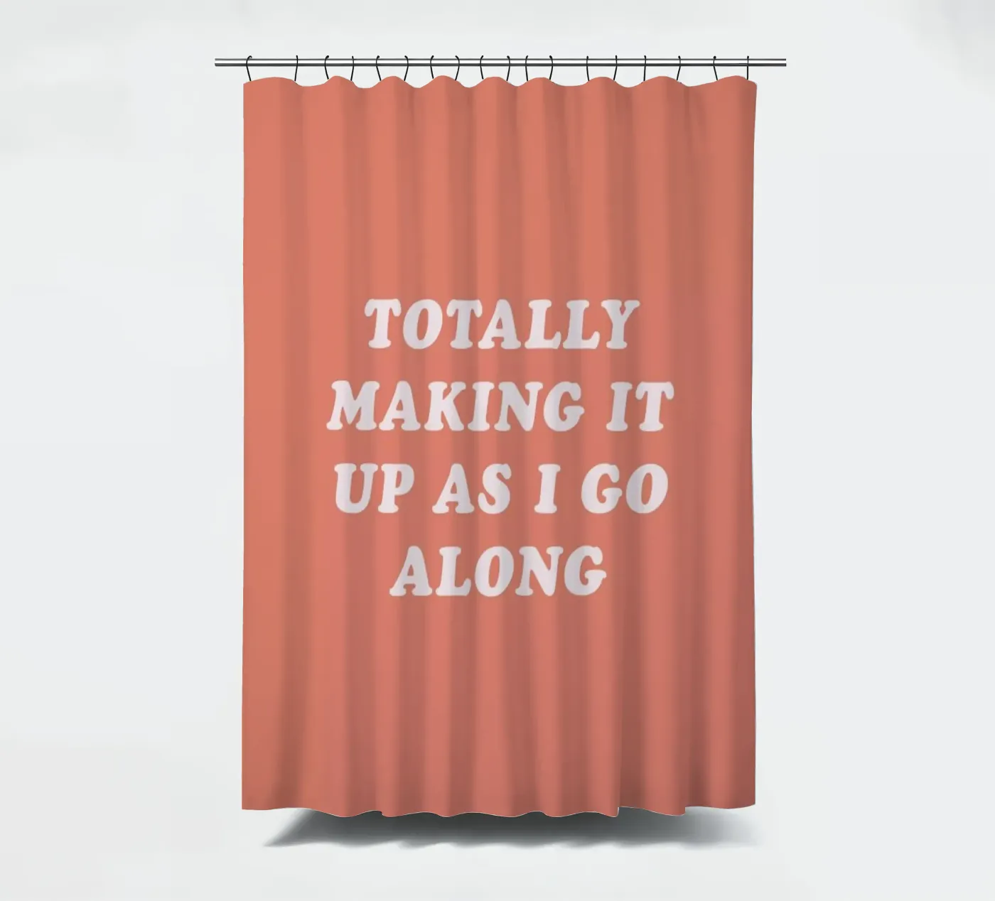Make It Up shower curtain by The Native State
