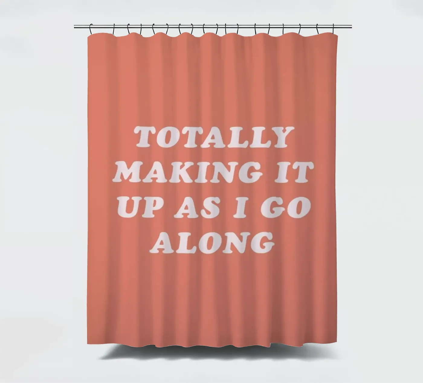 Make It Up shower curtain by The Native State