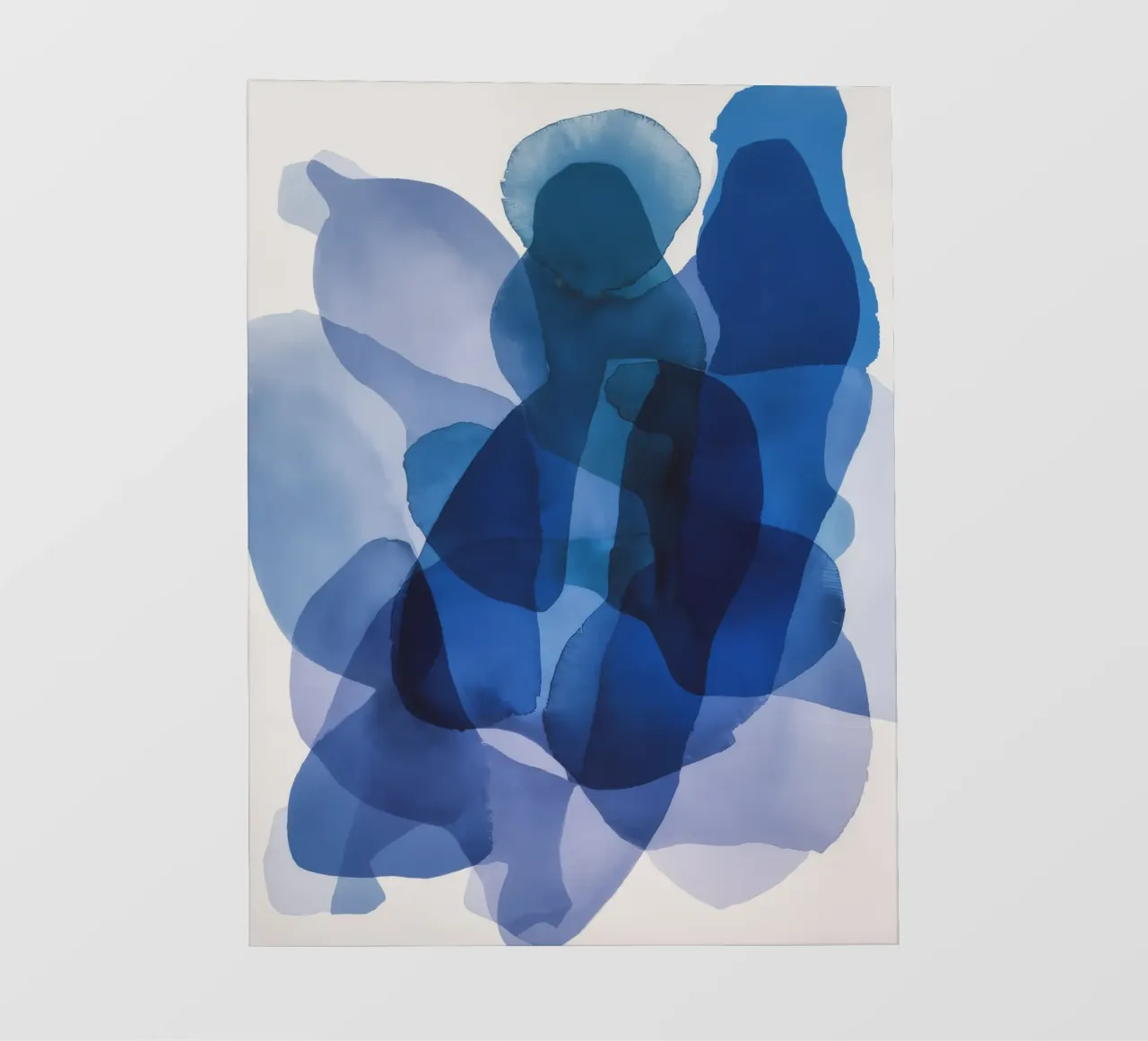 Indigo dieptesluier fotobehang van Vivid Reverie