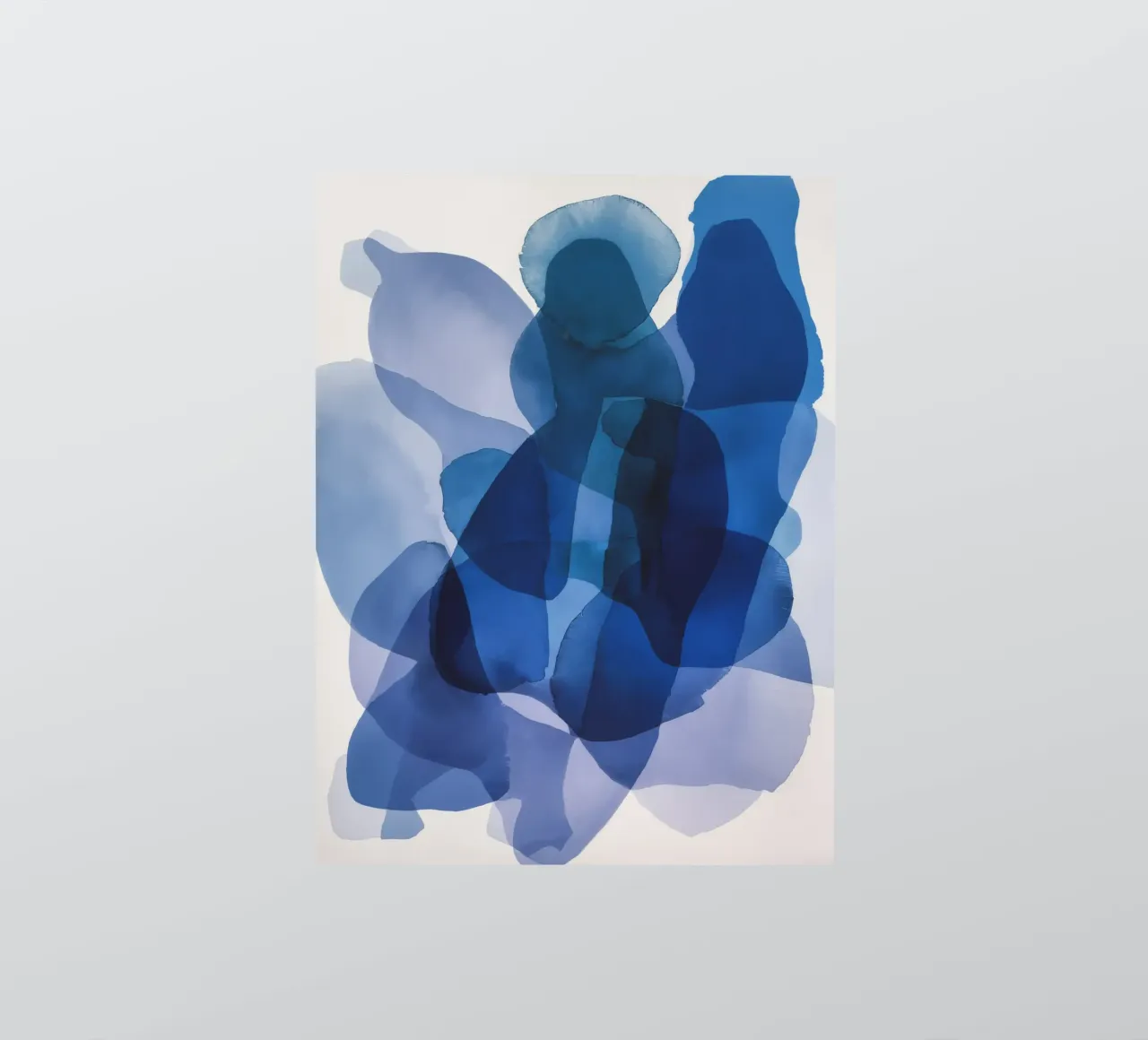 Indigo Depth Veil sticker by Vivid Reverie