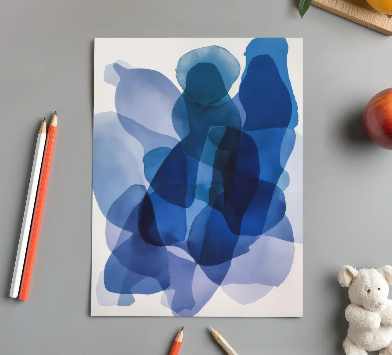 Indigo dieptesluier stickervel van Vivid Reverie