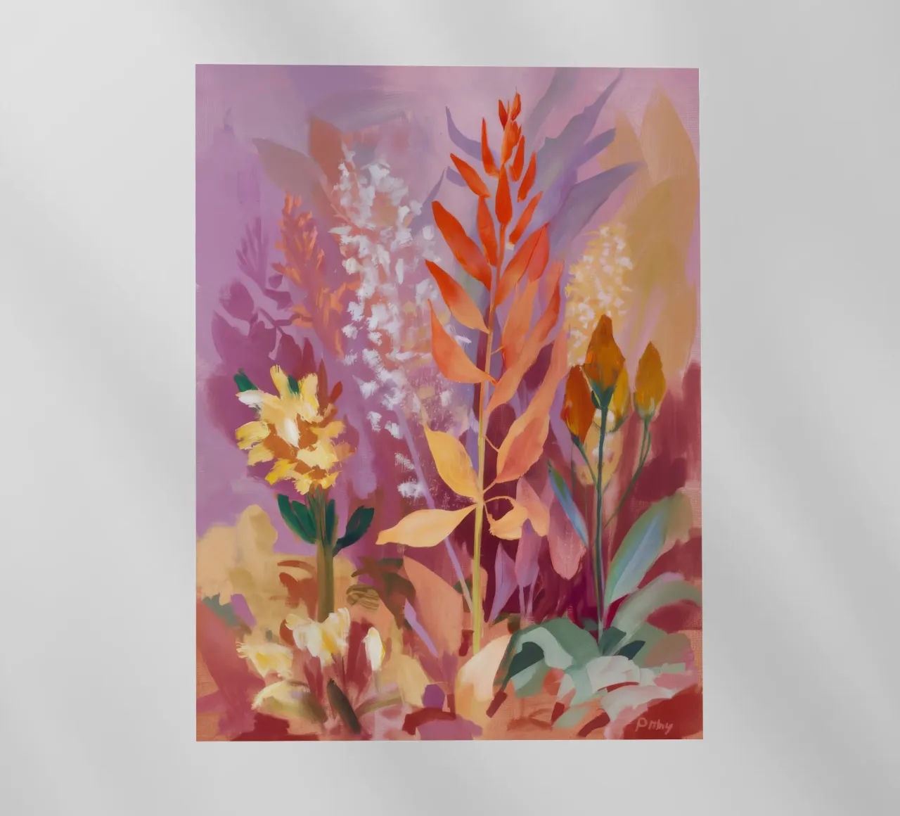 Ambra floreale Blaze pellicola backlit da Dream Spectrum