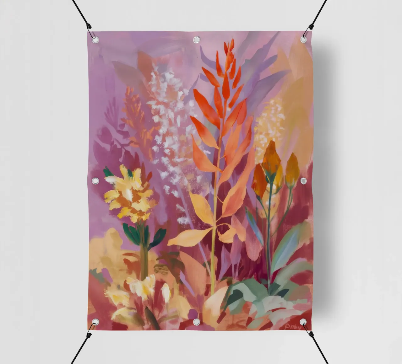 Ambra floreale Blaze telo in pvc da Dream Spectrum