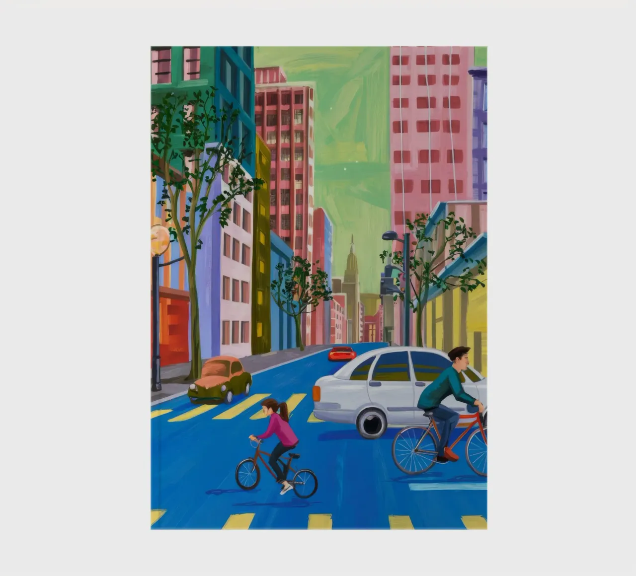 Urban Cyclist Blur notebook by Silk Palette