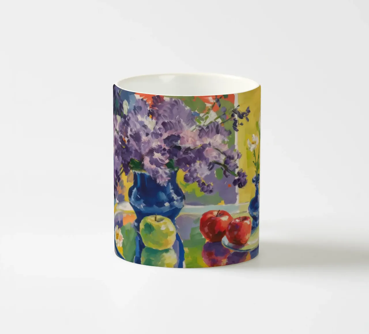 Azure Bloom Zest tazza in ceramica da Celestial Harmony