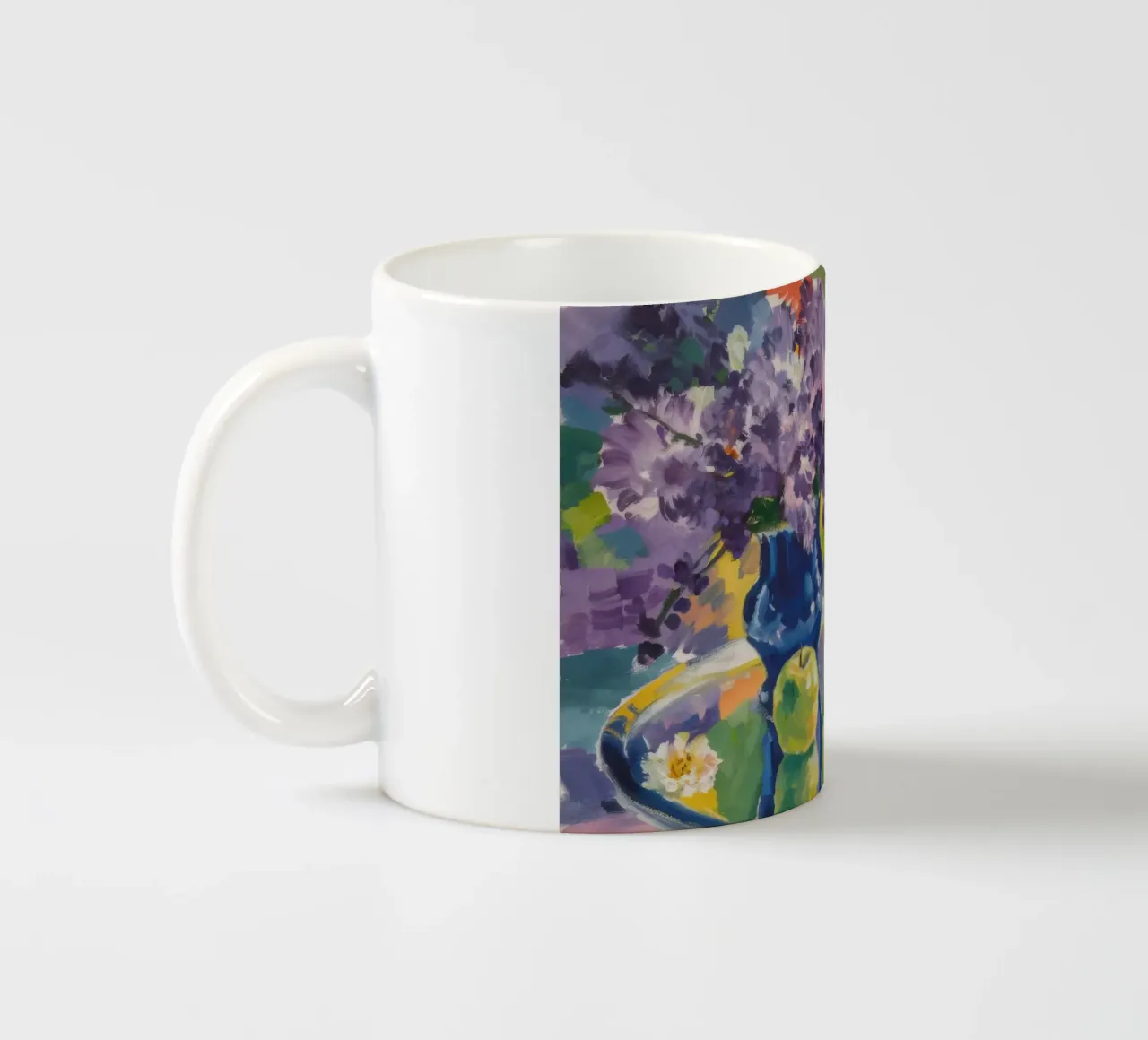 Azure Bloom Zest tazza in ceramica da Celestial Harmony