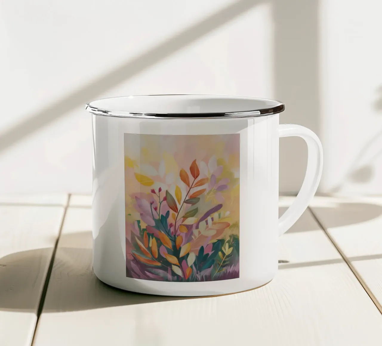 Sogni di petali pastello tazza in smalto da Dream Spectrum