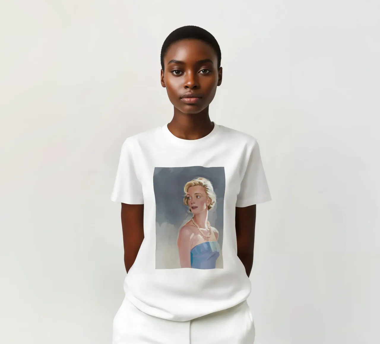 Pearl Gaze Serene t-shirt by Infinite Chroma