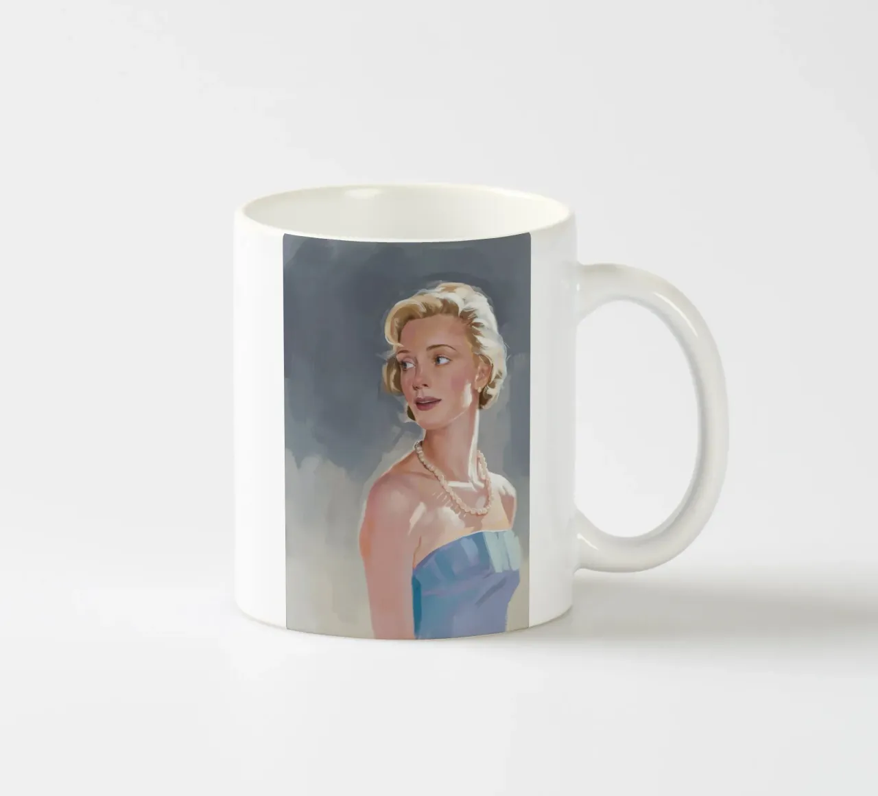Pearl Gaze Serene ceramic mug by Infinite Chroma