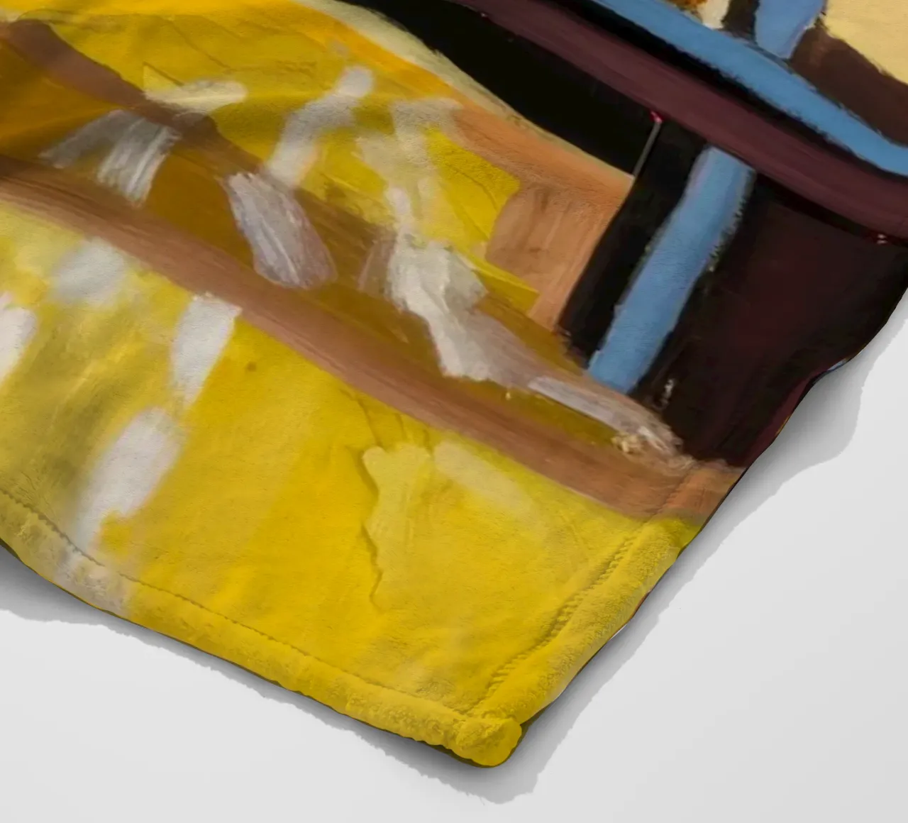 Elevated Train View Fleecedecke von Silk Palette