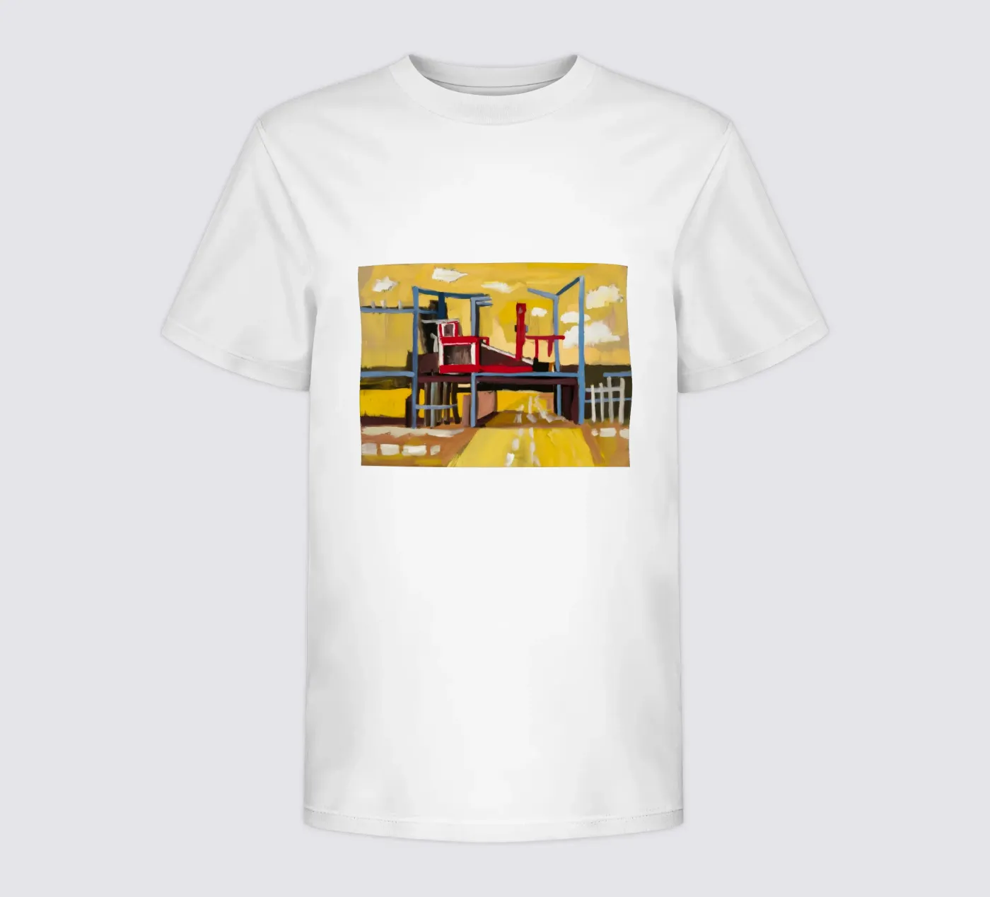 Hochbahnansicht Kinder T-Shirt von Silk Palette
