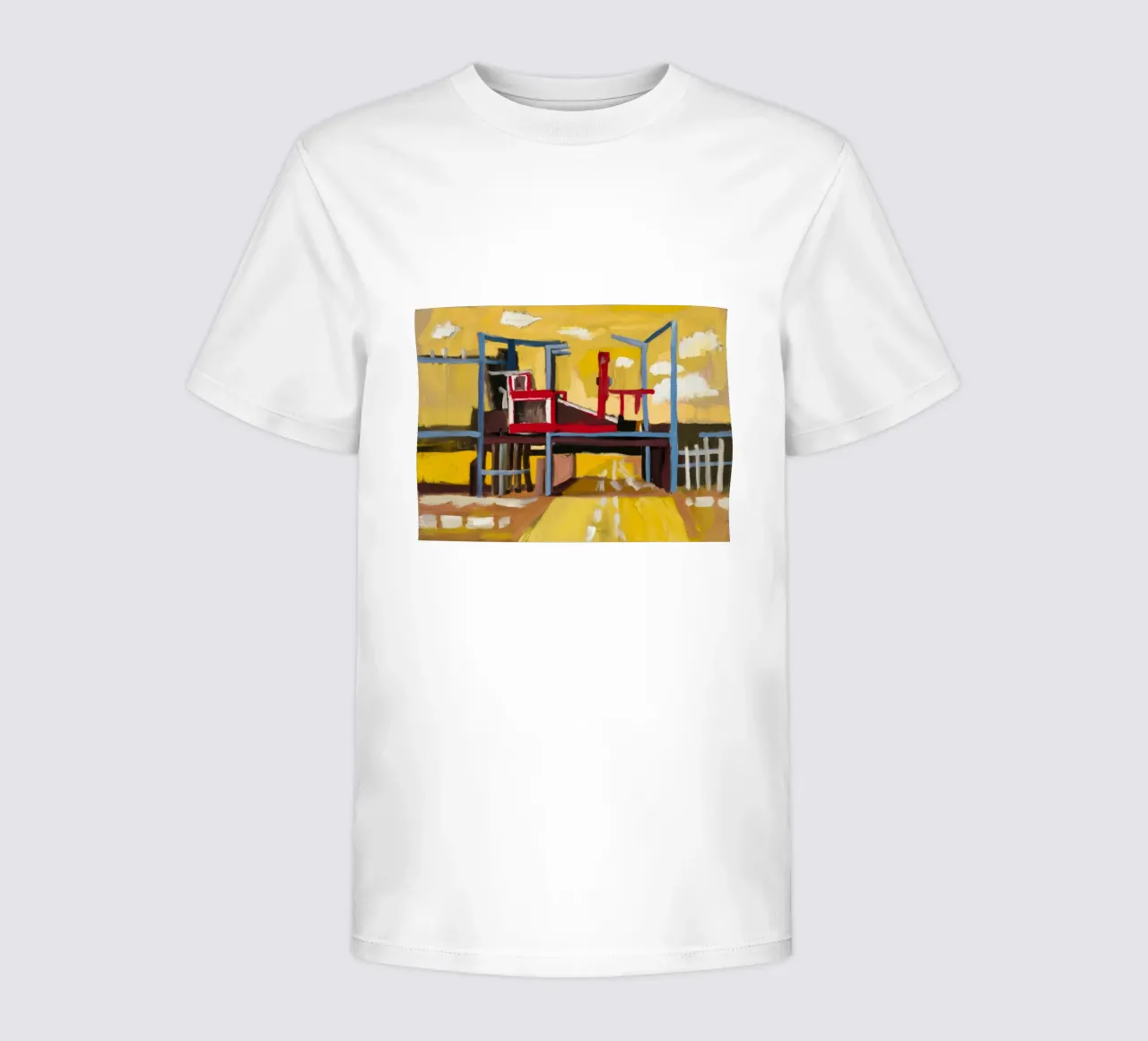 Elevated Train View t-shirt bambini da Silk Palette