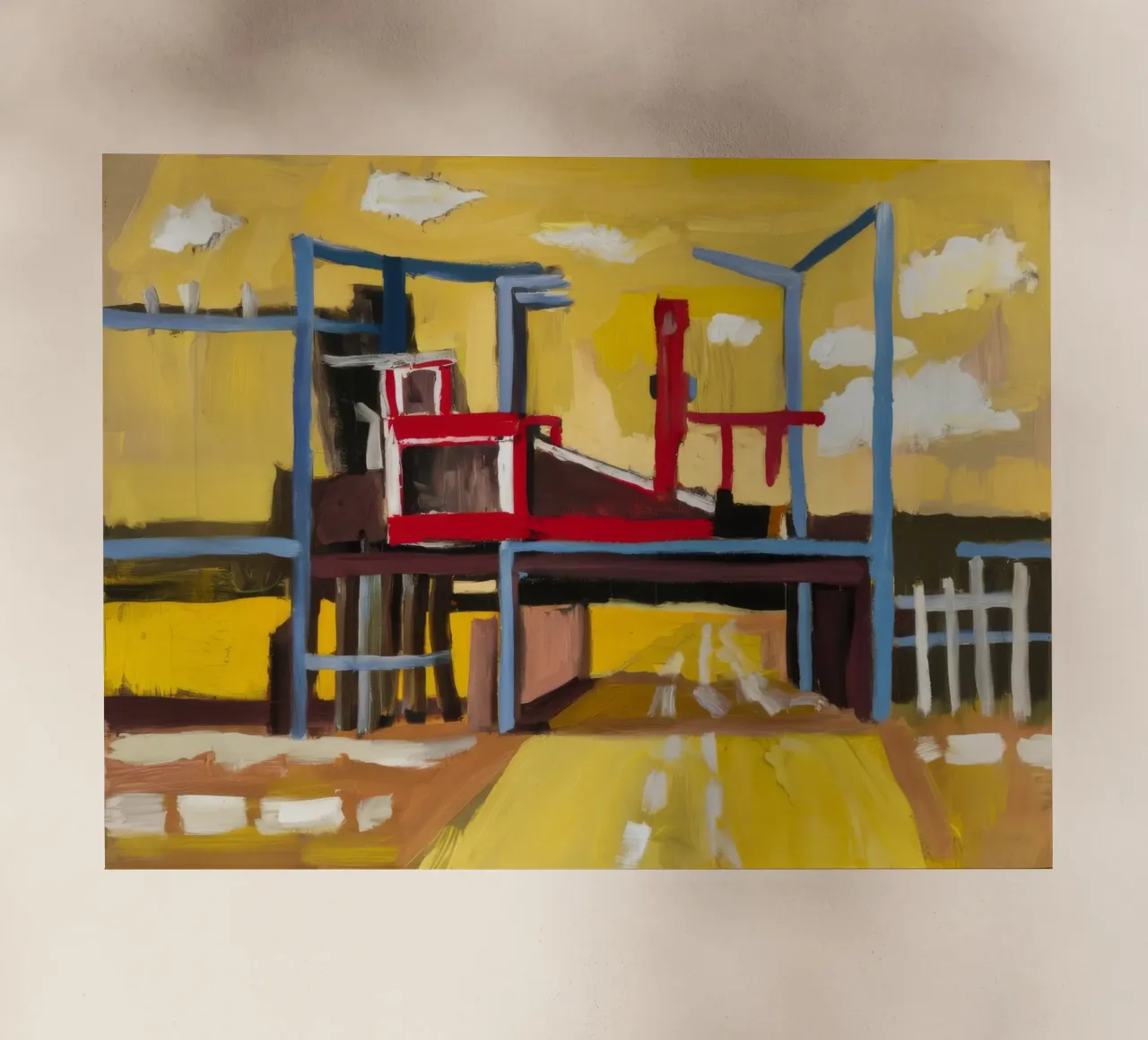 Vista del treno sopraelevato pellicola backlit da Silk Palette