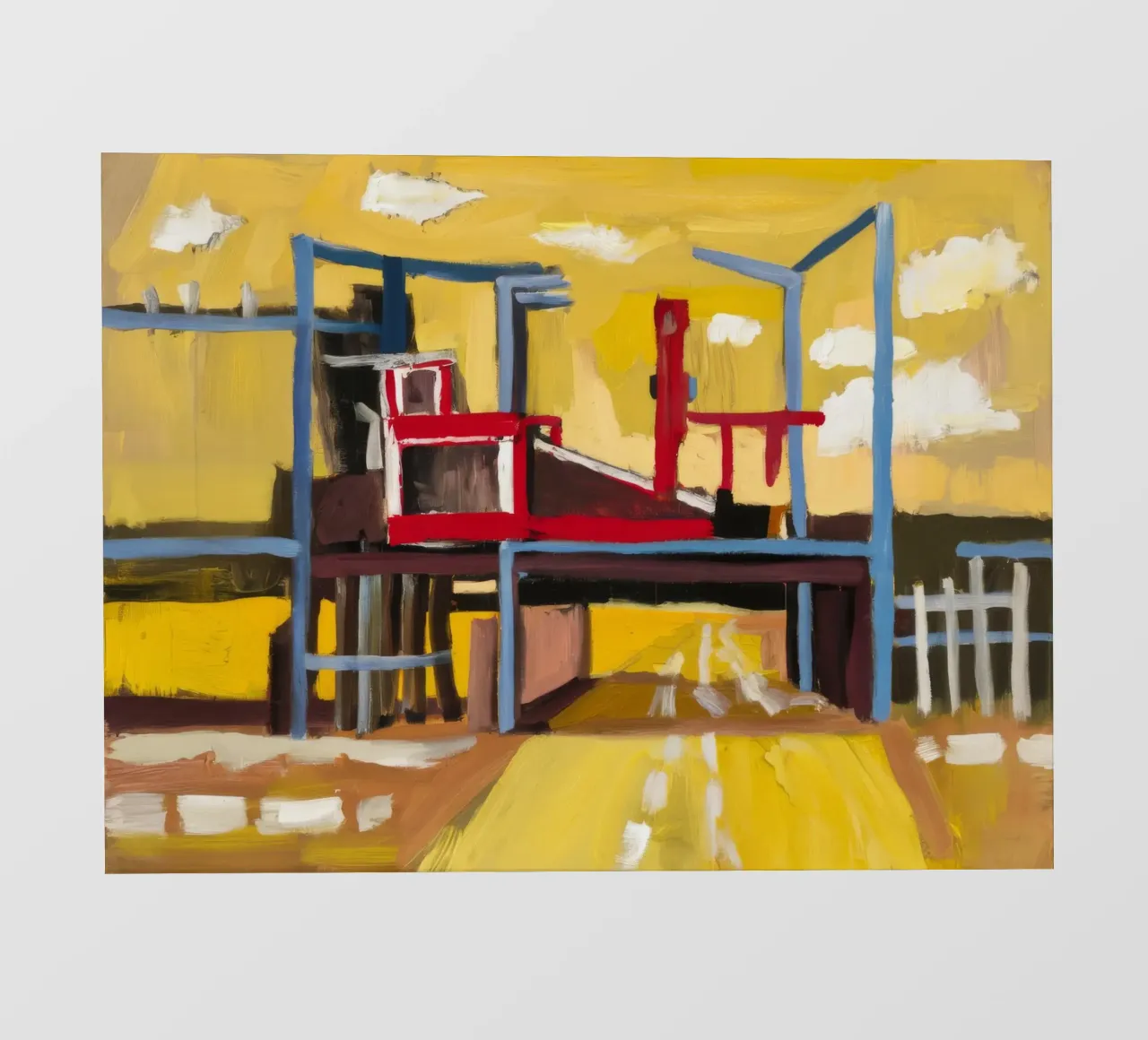 Vista del treno sopraelevato pellicola backlit da Silk Palette