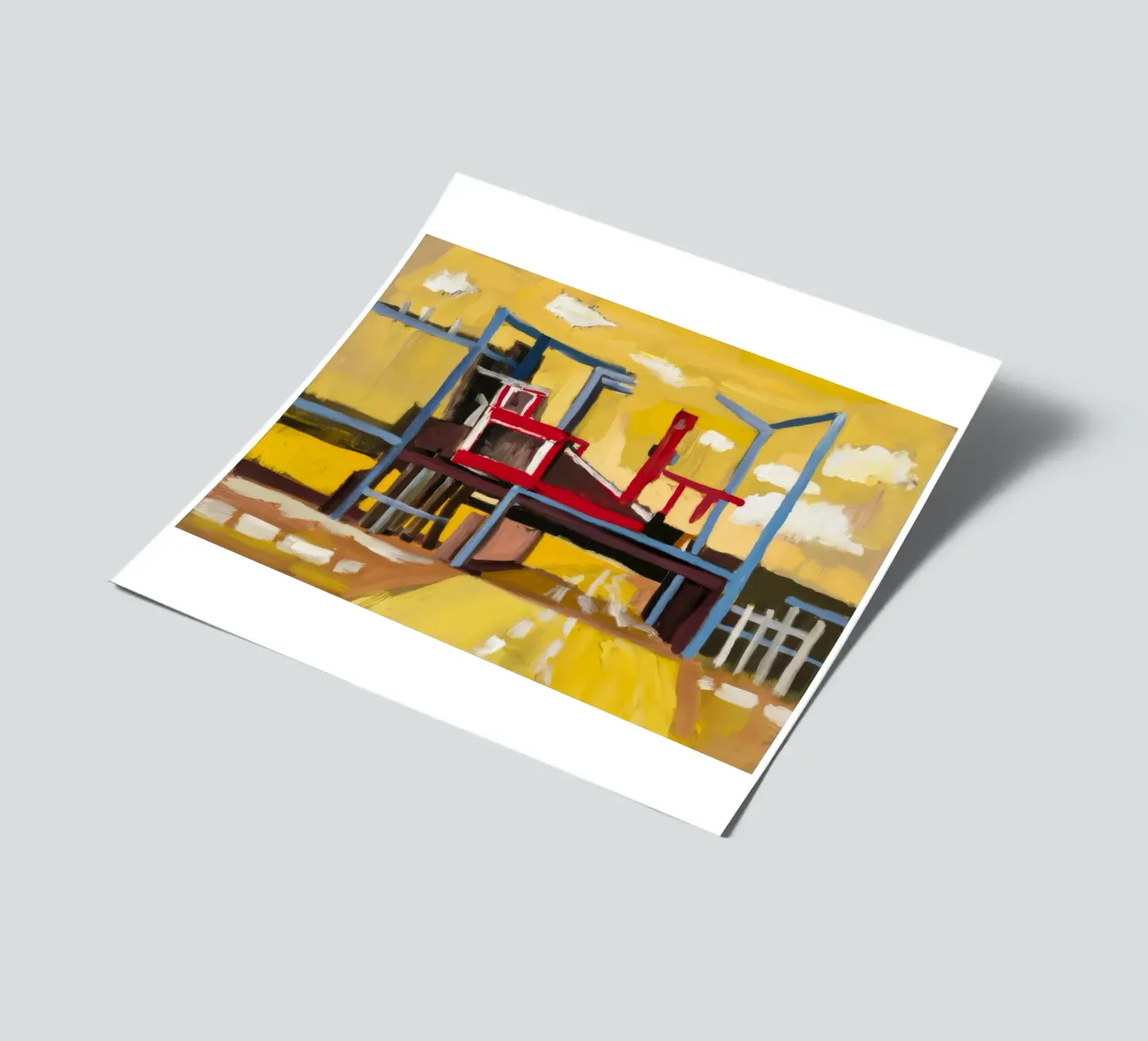 Elevated Train View sticker sheet by Silk Palette