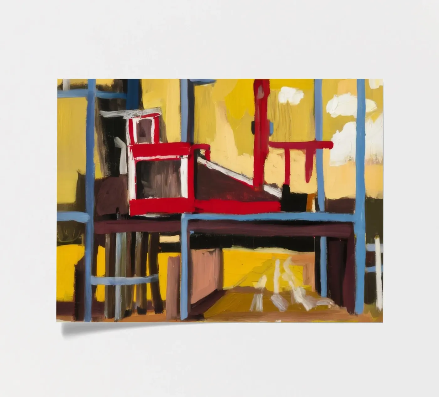 Elevated Train View sticker sheet by Silk Palette