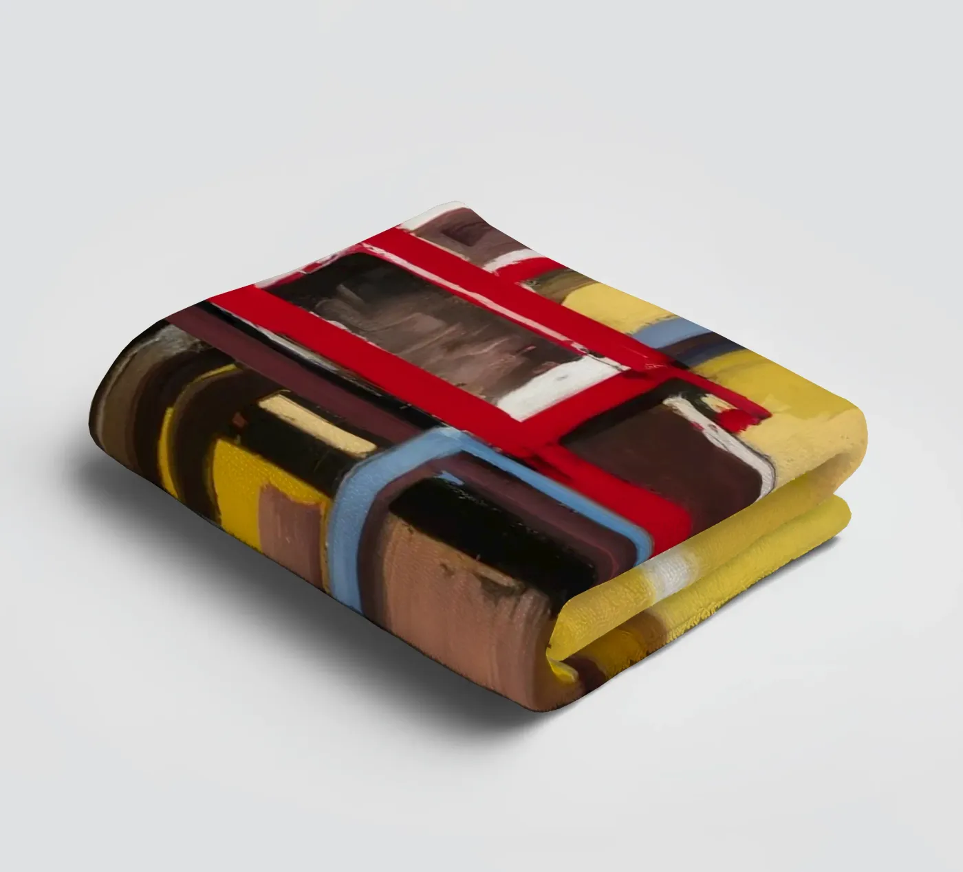 Elevated Train View towel by Silk Palette