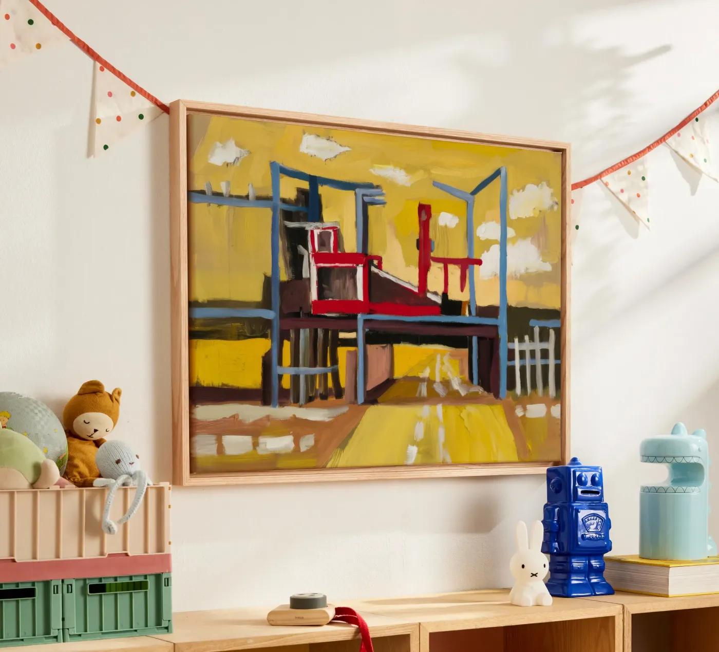 Elevated Train View plexiglas de Silk Palette