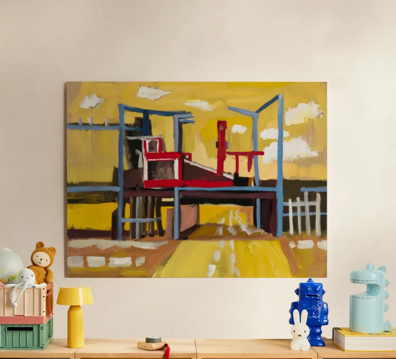 Elevated Train View plexiglass da Silk Palette