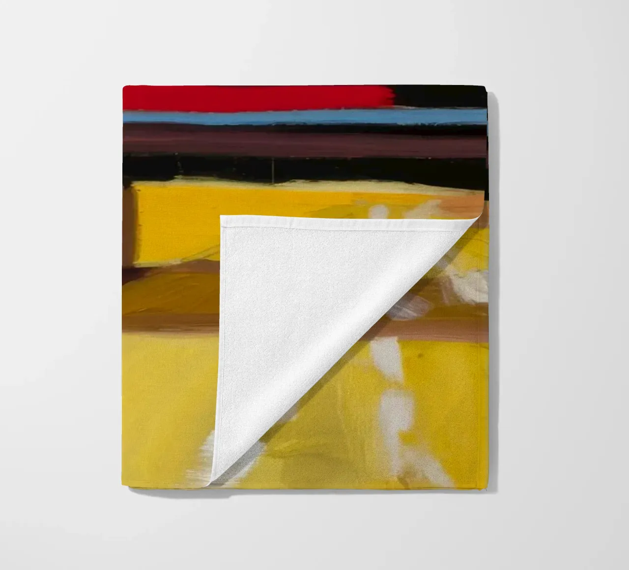 Vue du train surélevé serviette de plage de Silk Palette