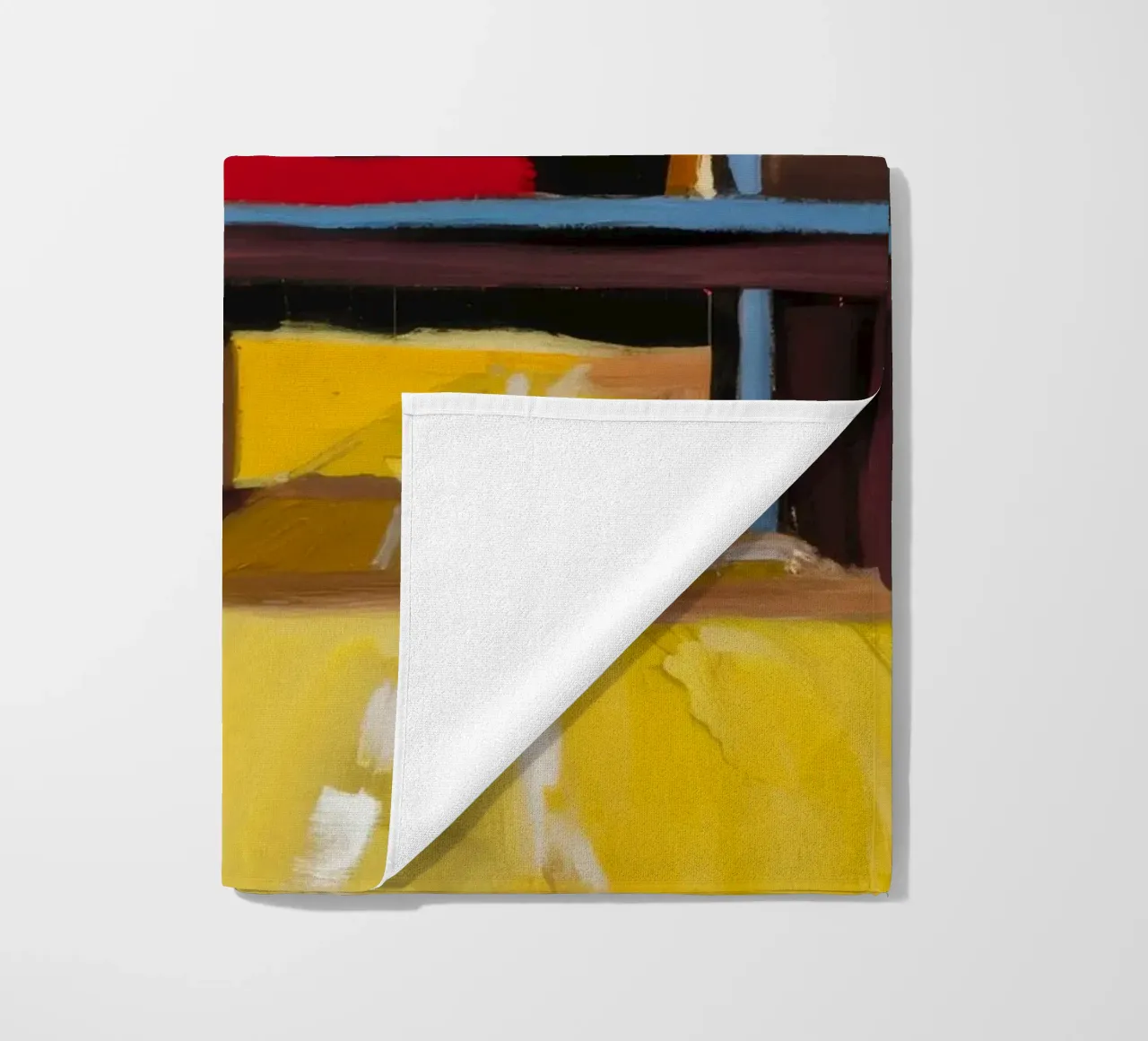 Verhoogd treinzicht strandhanddoek van Silk Palette