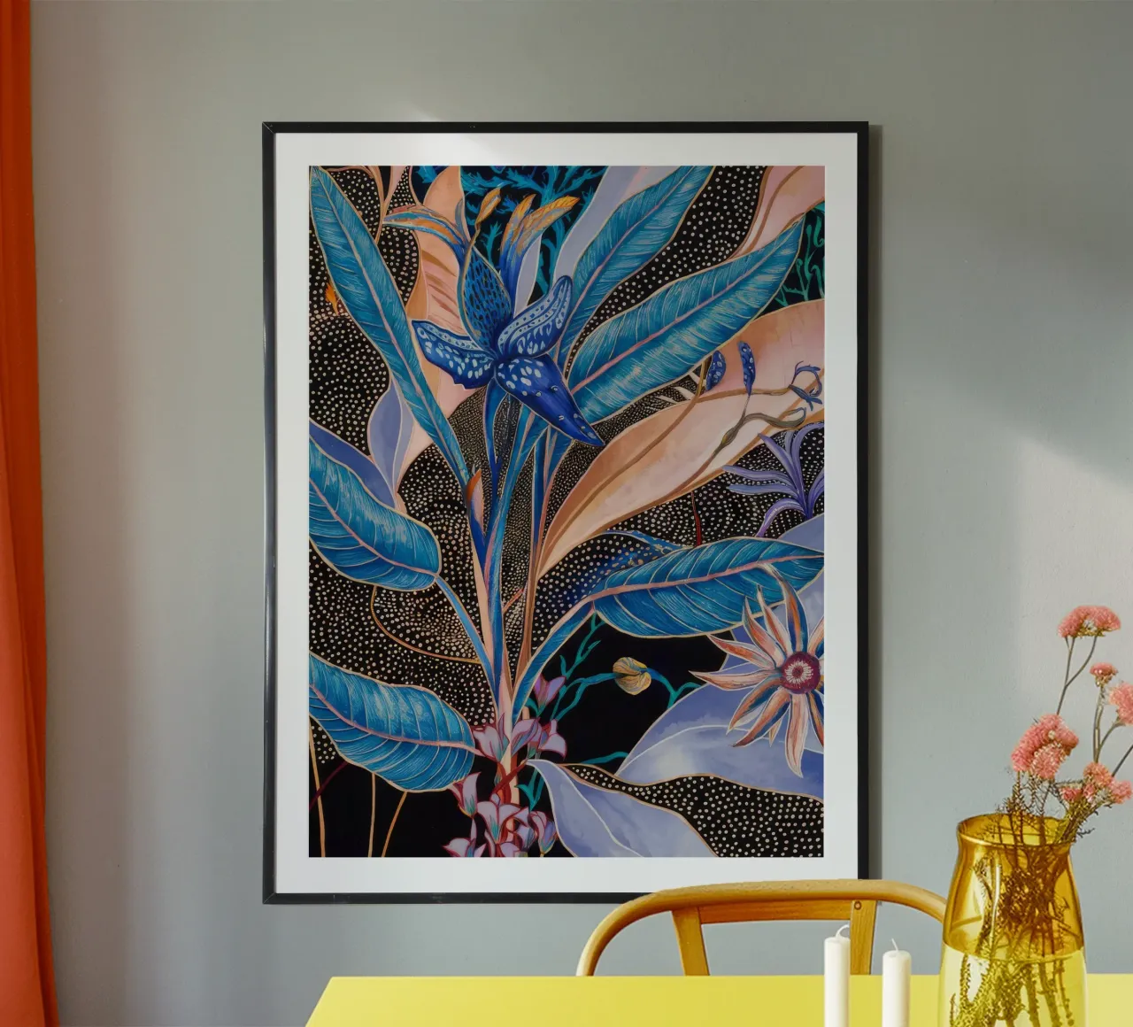 Notturno Bloom Dots poster da Vivid Reverie