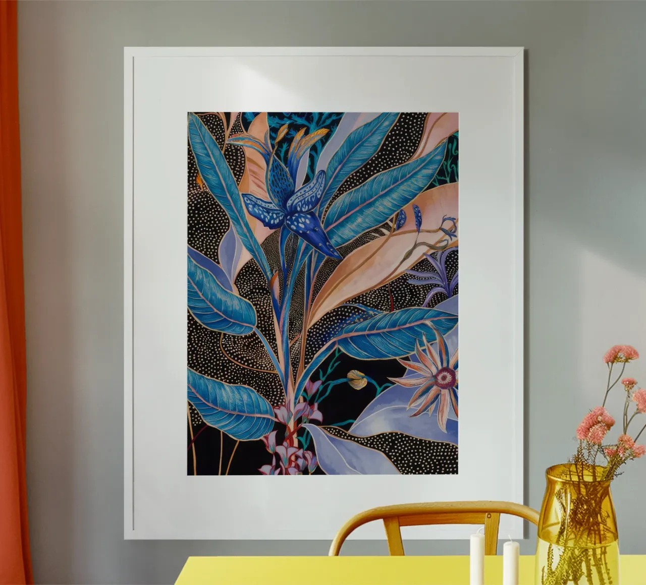 Notturno Bloom Dots poster da Vivid Reverie