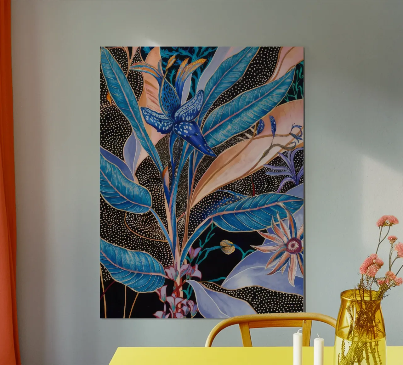 Notturno Bloom Dots poster da Vivid Reverie