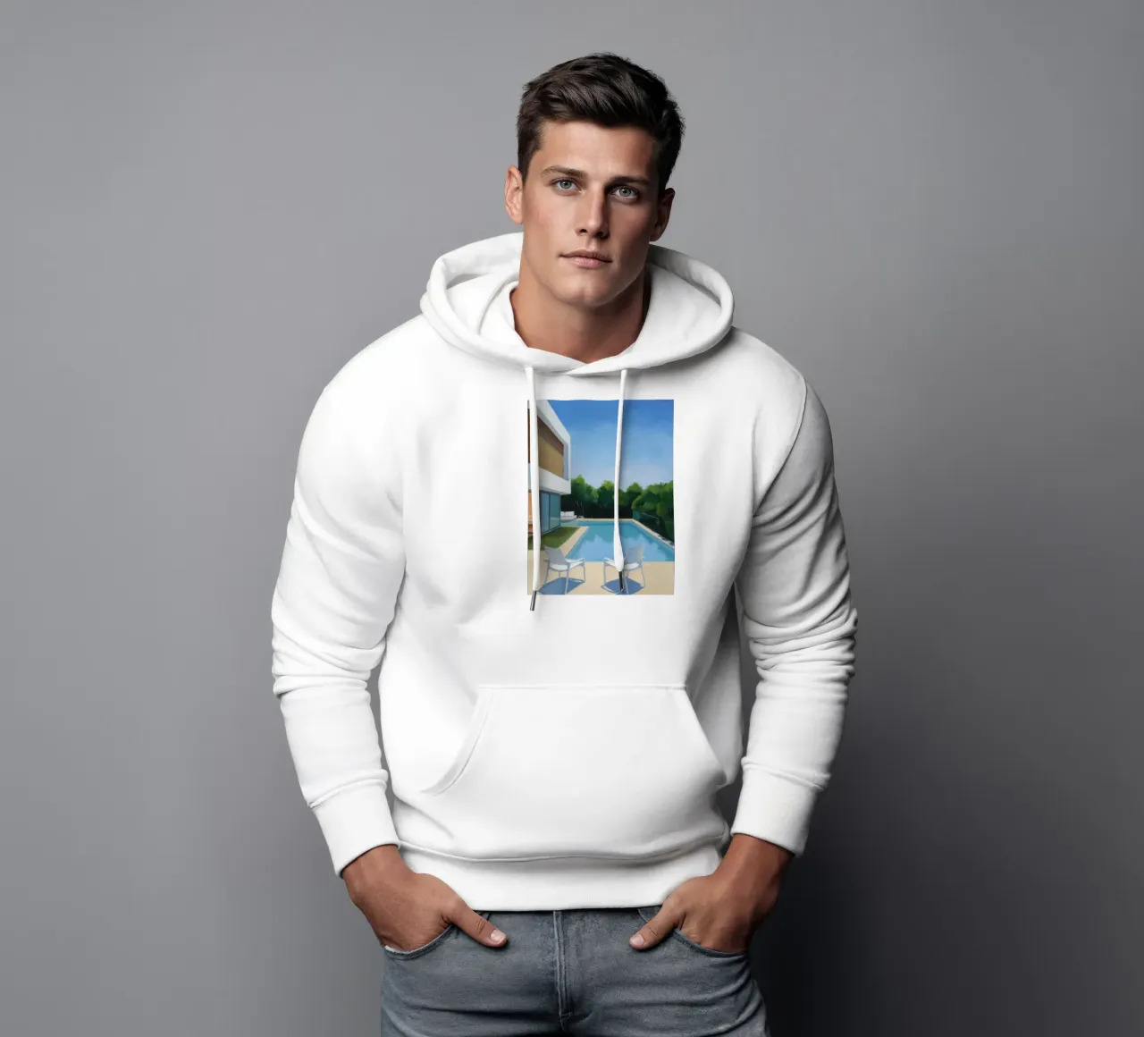 Crystal Pool Vista sudadera con capucha de Infinite Chroma