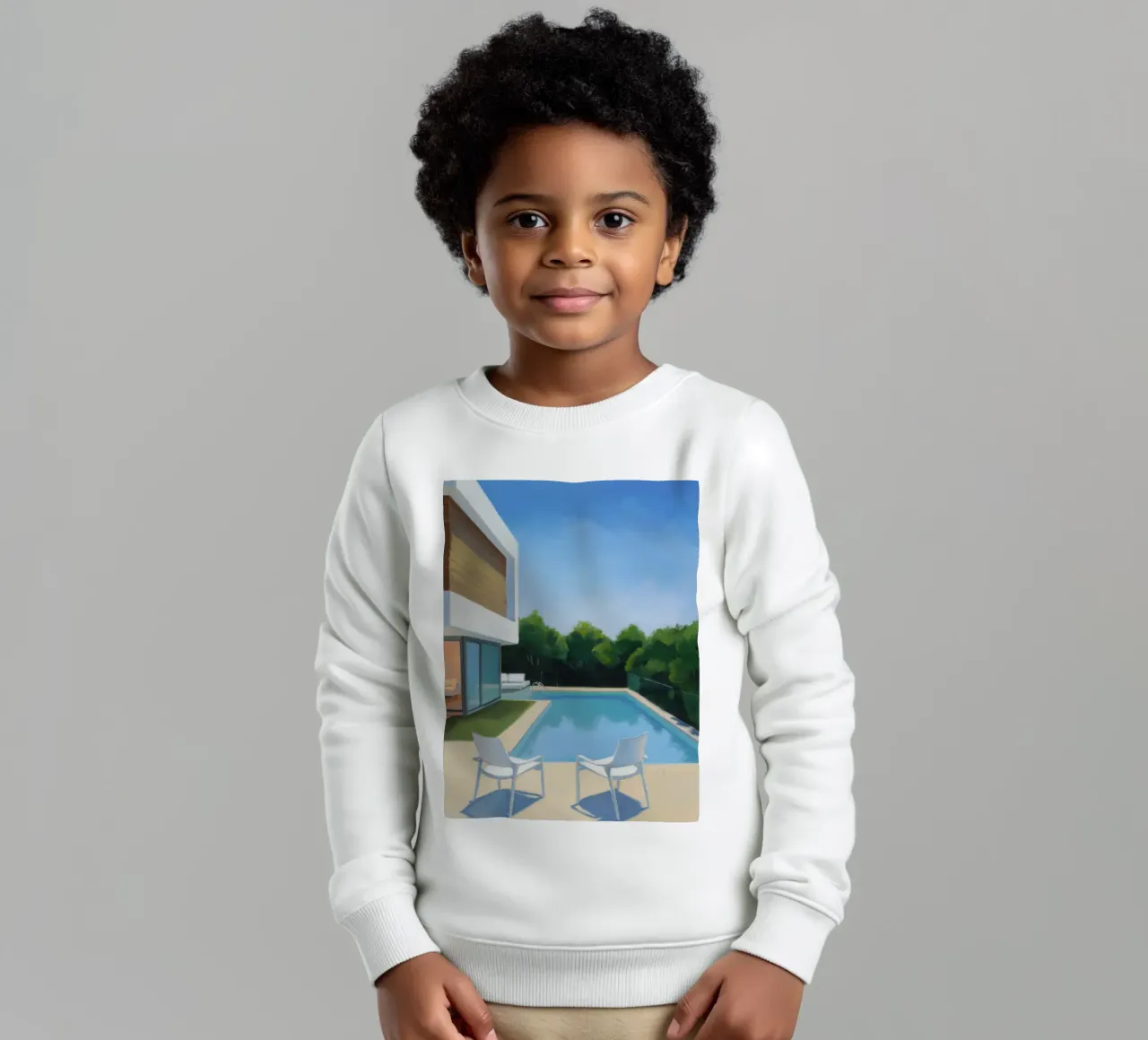 Crystal Pool Vista sudadera para niño de Infinite Chroma