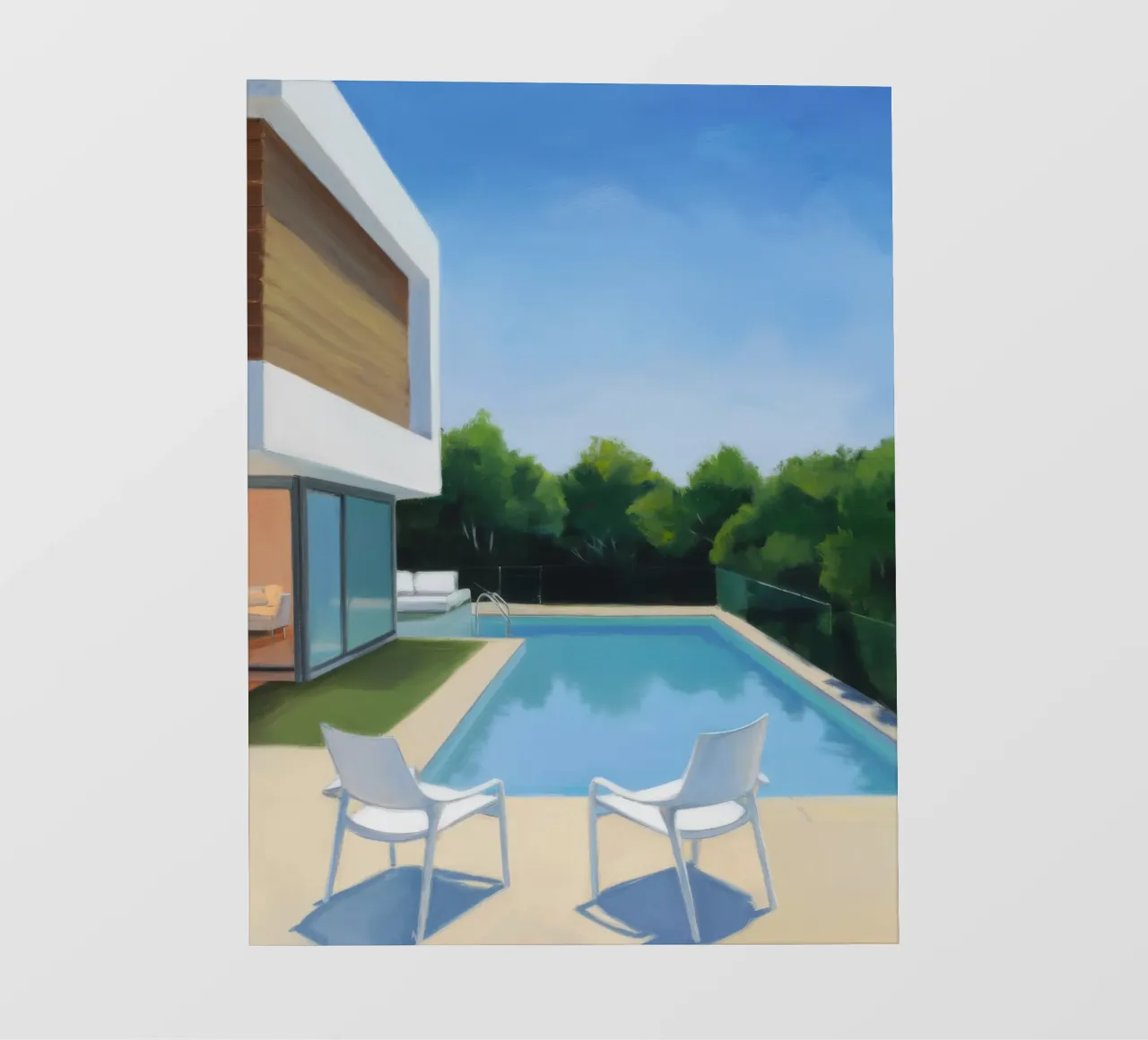 Crystal Pool Vista papier peint photo de Infinite Chroma