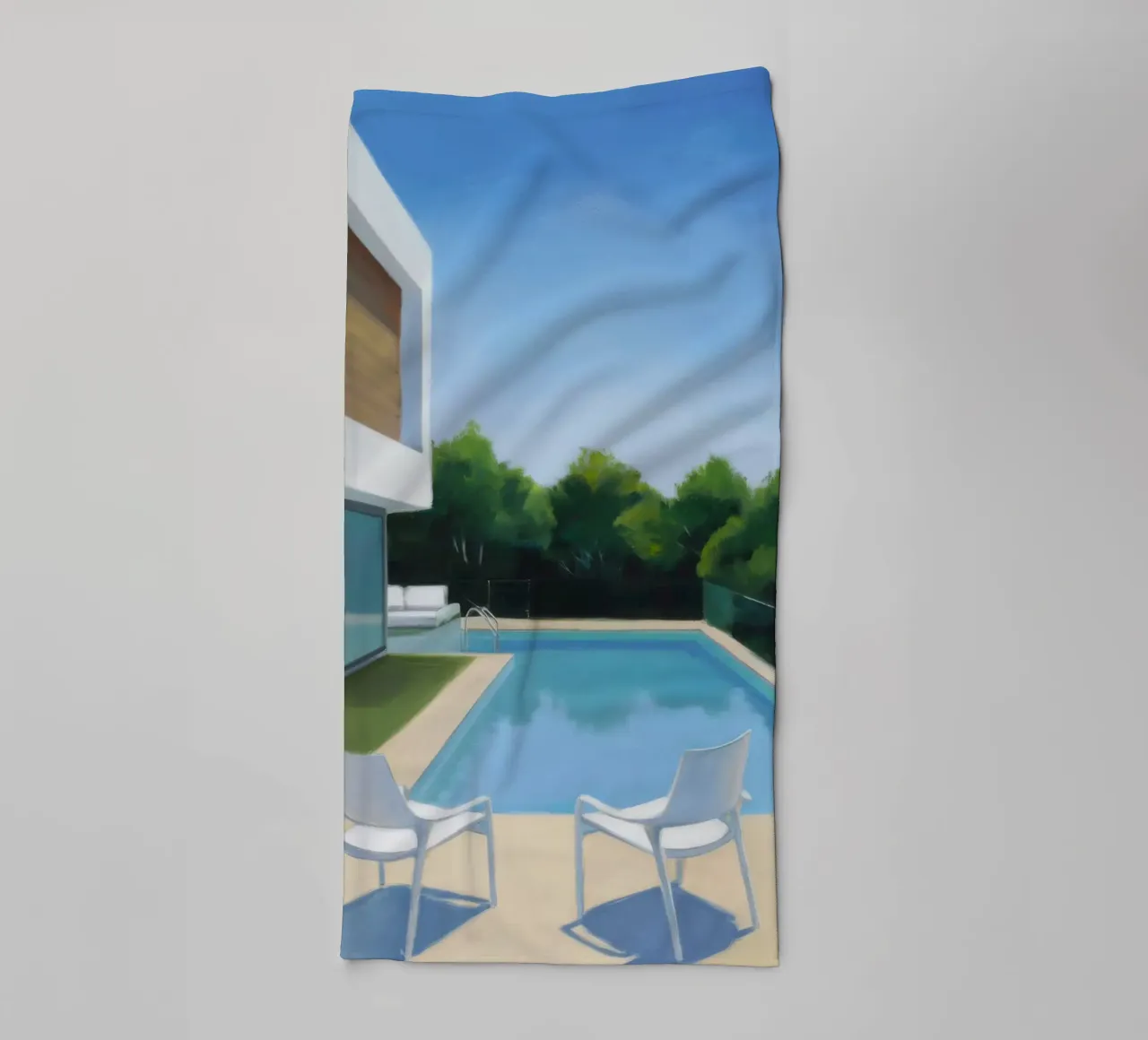 Kristall Pool Aussicht Handtuch von Infinite Chroma