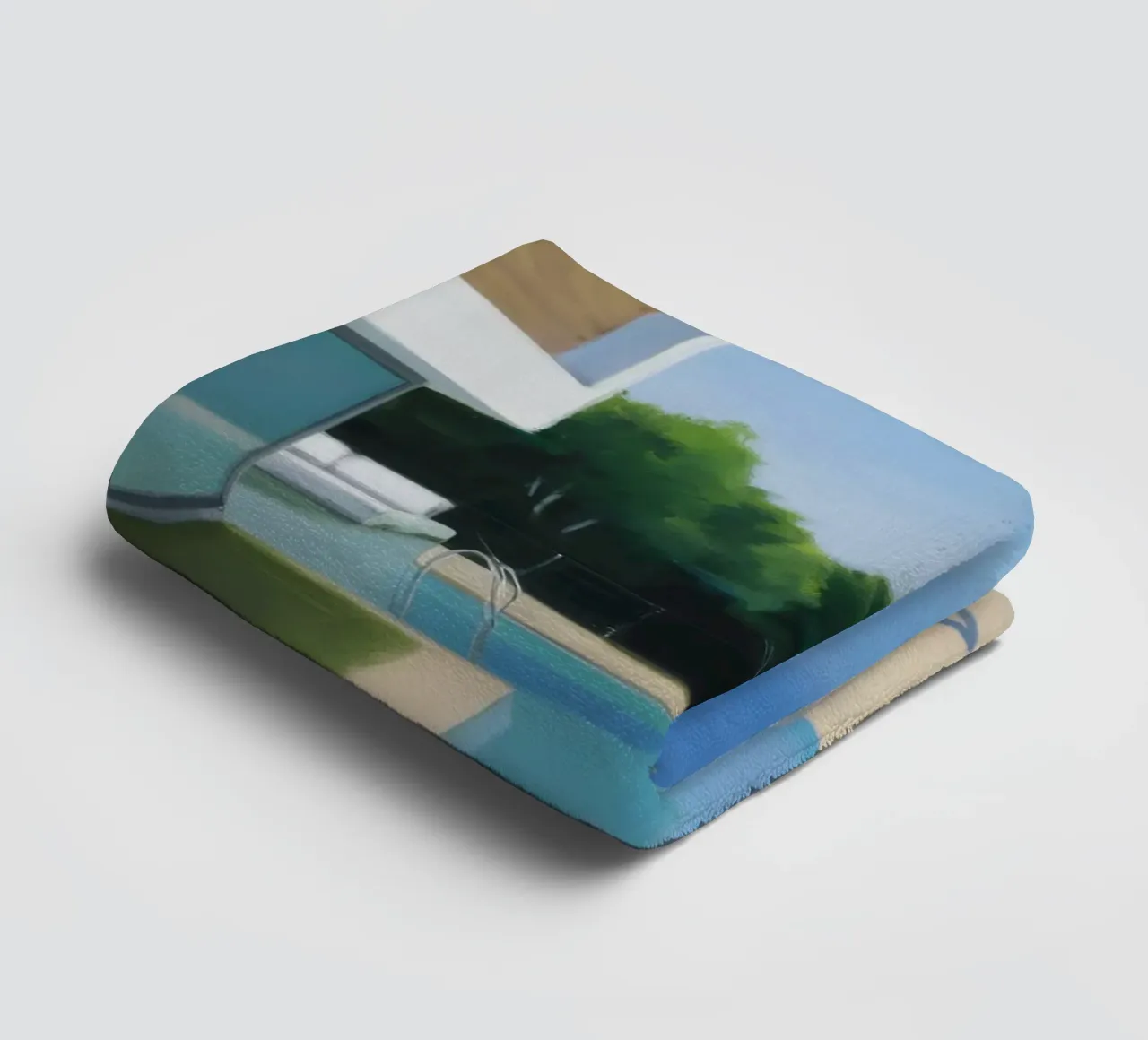 Kristall Pool Aussicht Handtuch von Infinite Chroma
