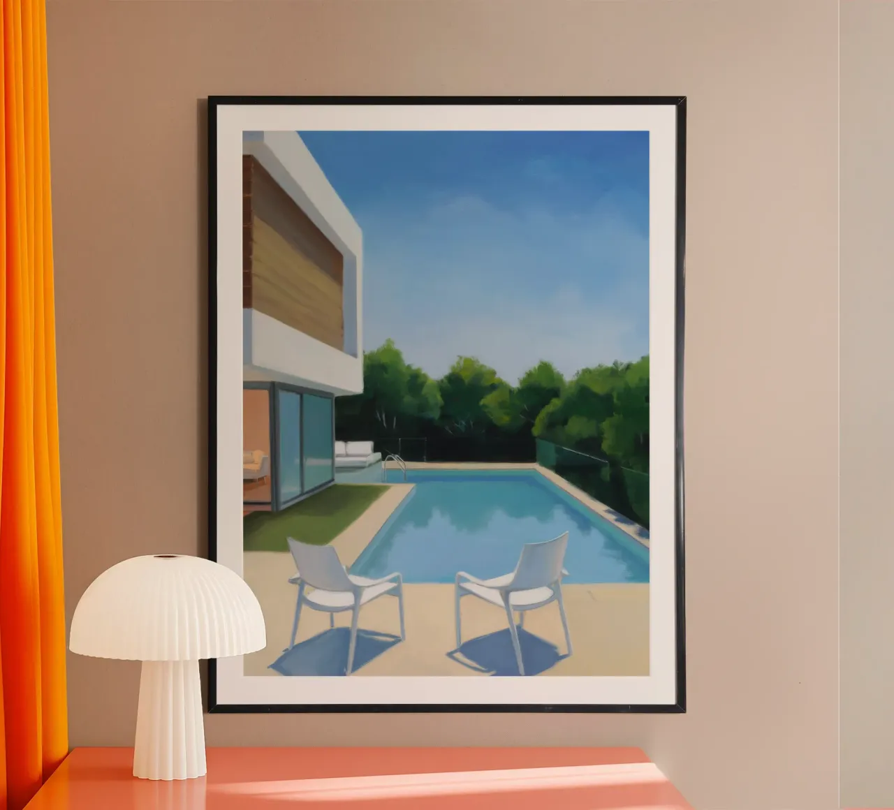 Kristall Pool Aussicht Hahnemühle von Infinite Chroma
