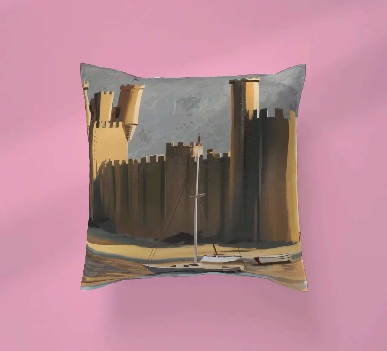 Fortezza sul mare cuscino da Silk Palette