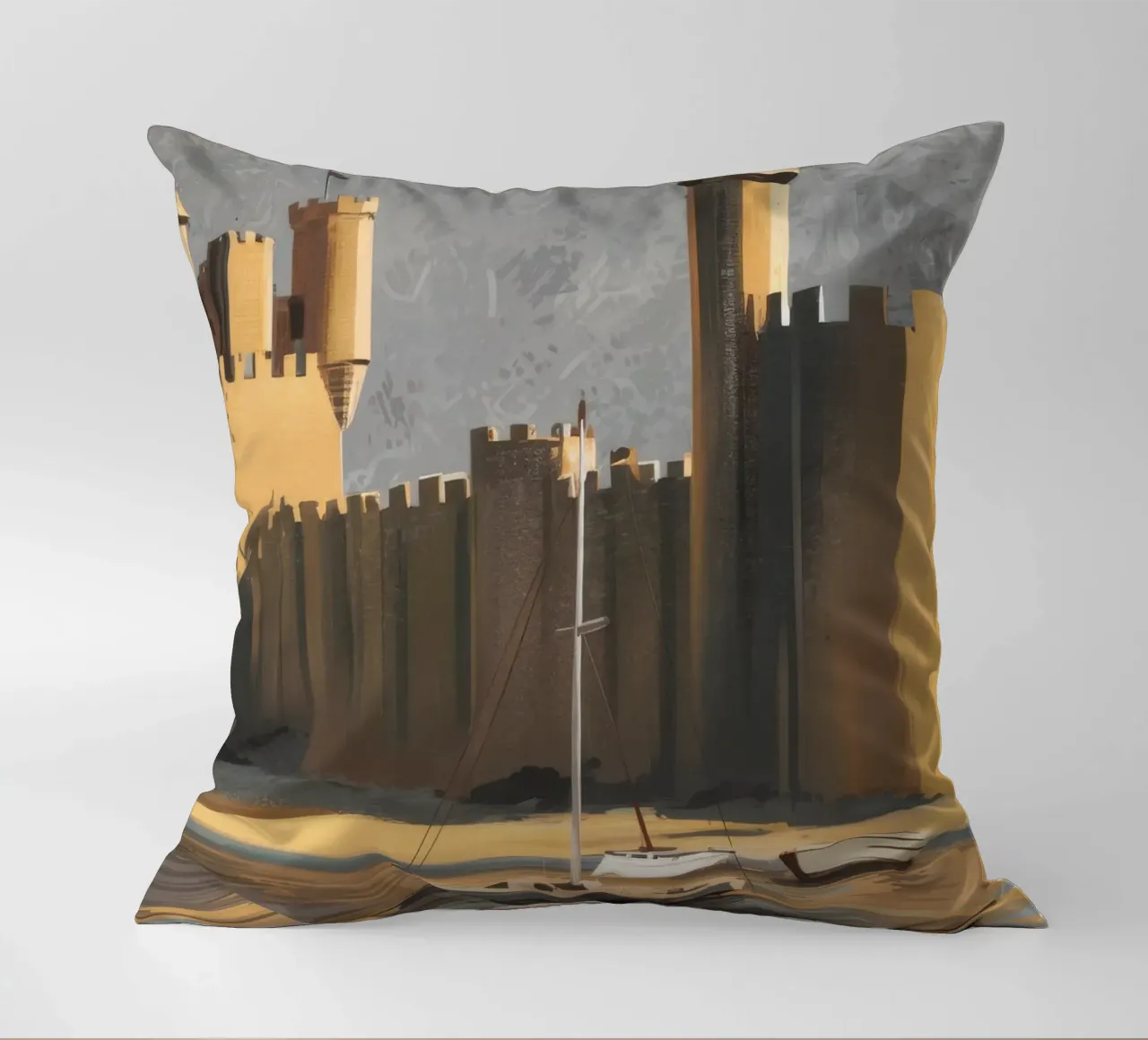 Fortezza sul mare cuscino da Silk Palette