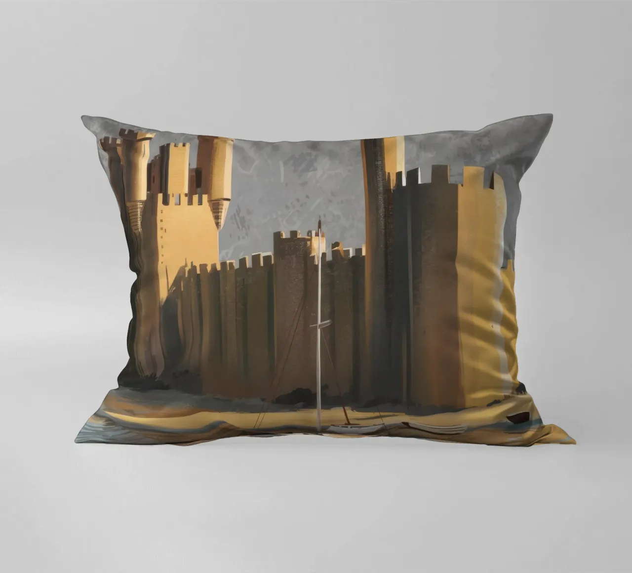 Fortezza sul mare cuscino da Silk Palette