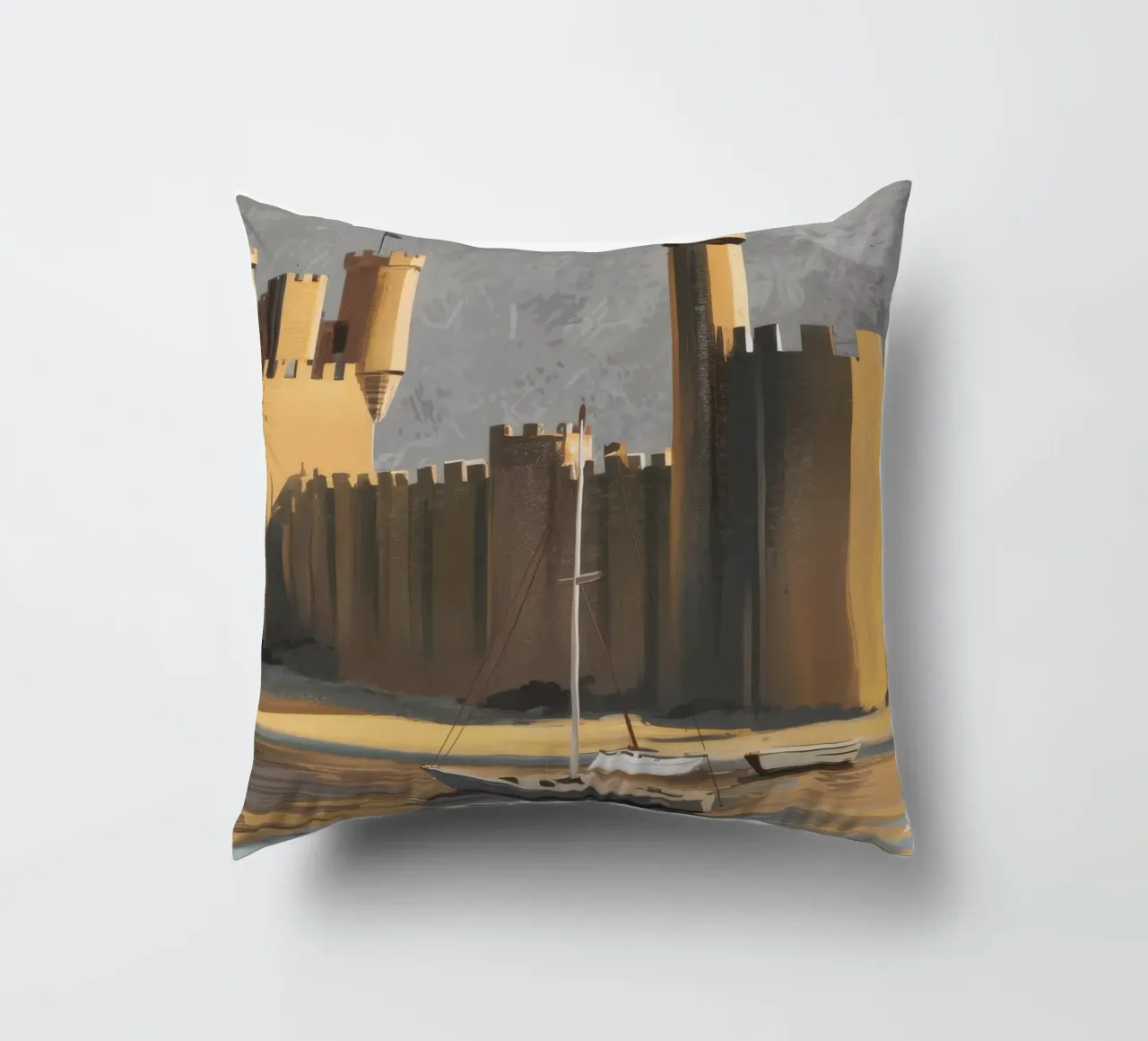 Fortezza sul mare cuscino da Silk Palette