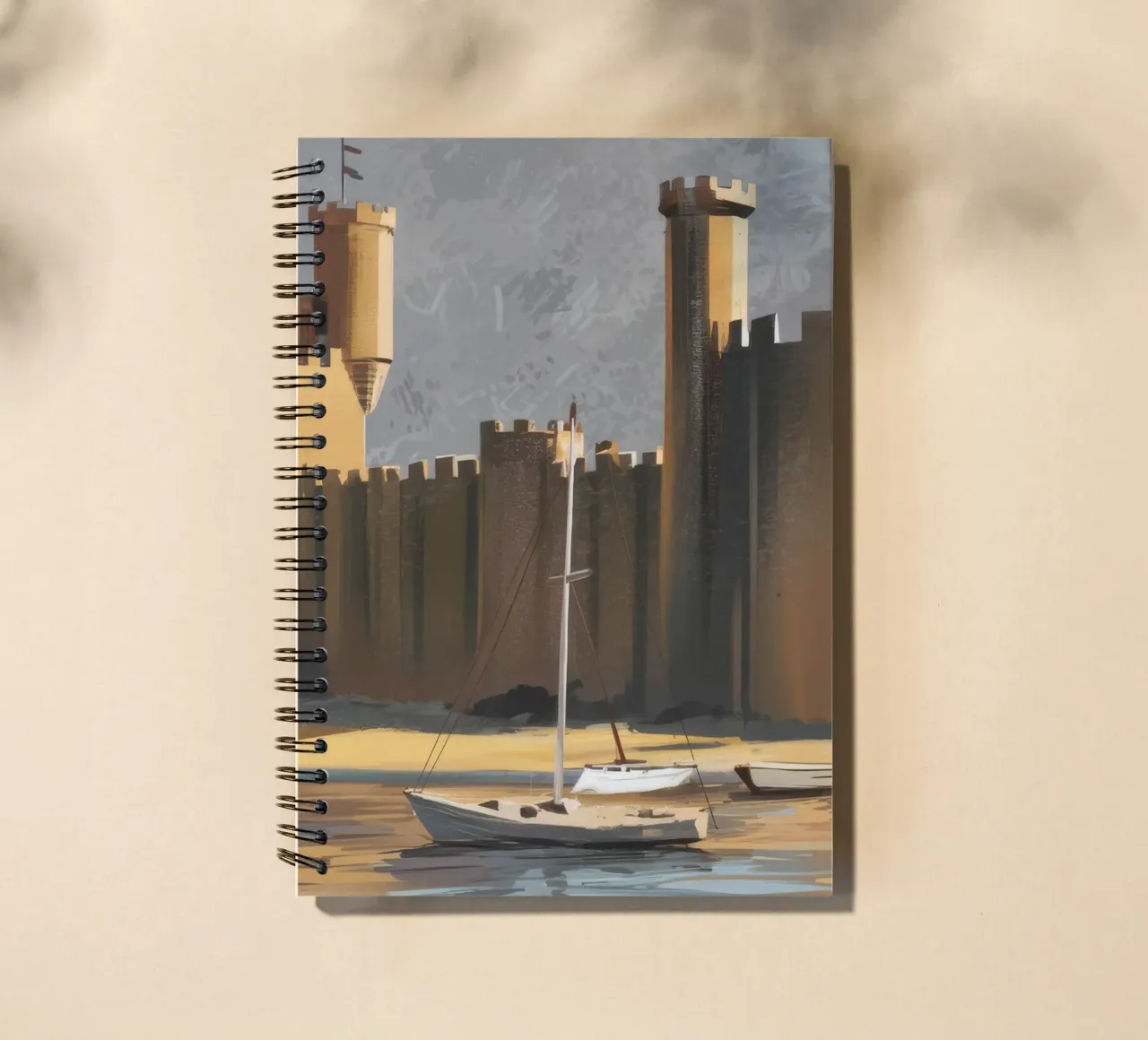 Fortezza sul mare diario ad anelli da Silk Palette