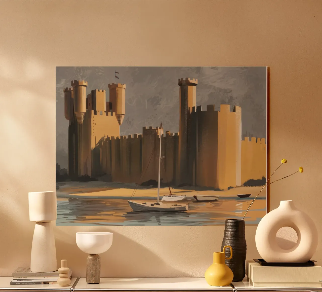 Fortezza sul mare plexiglass da Silk Palette