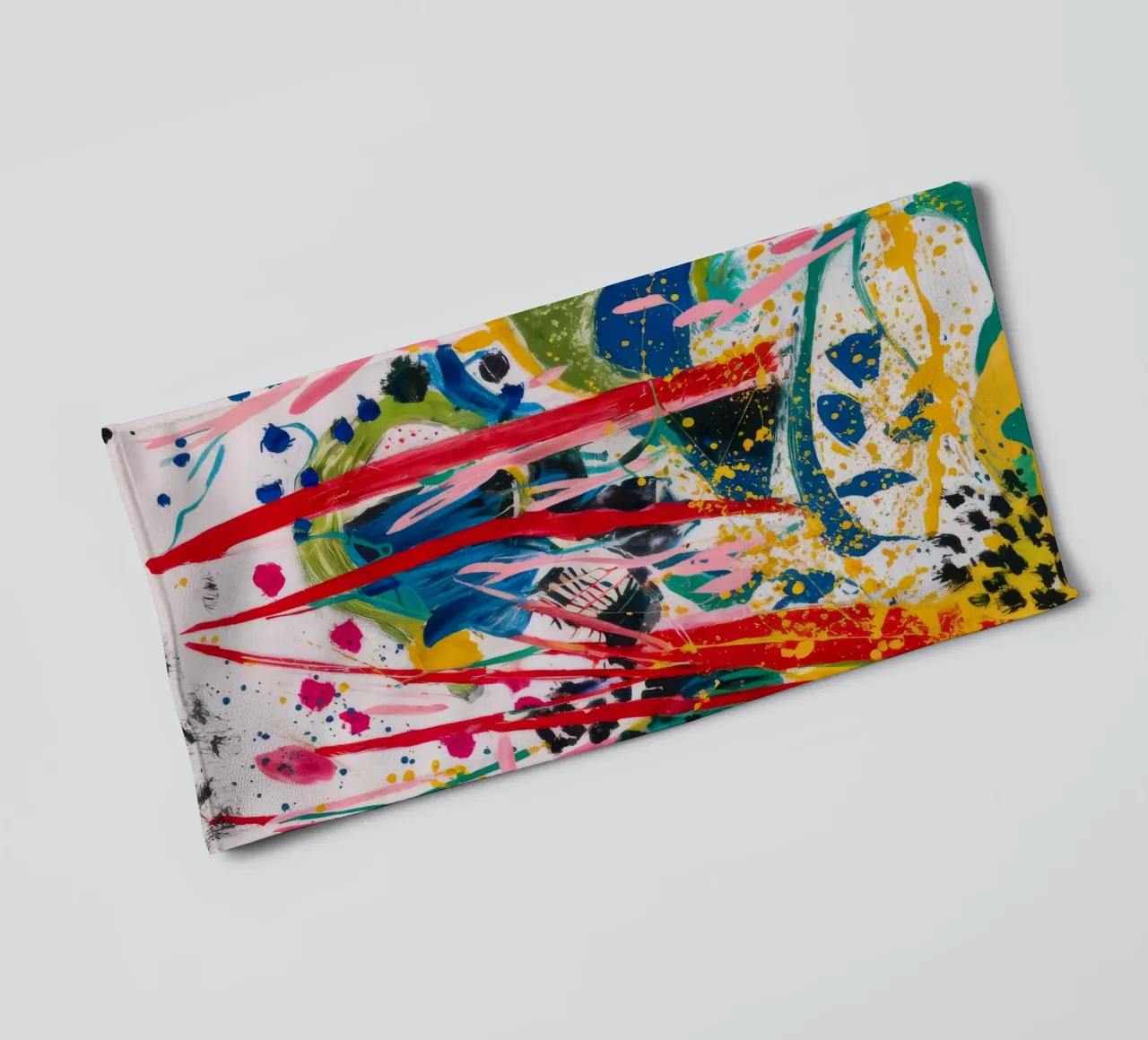 Jubilant Color Burst towel by Vivid Reverie