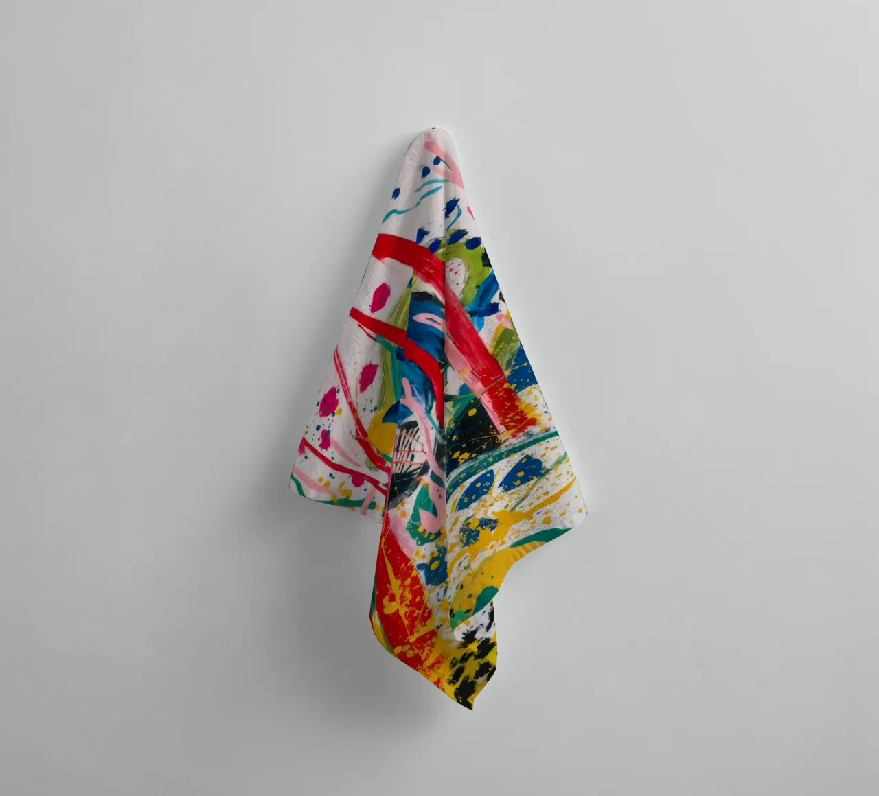 Jubilant Color Burst towel by Vivid Reverie